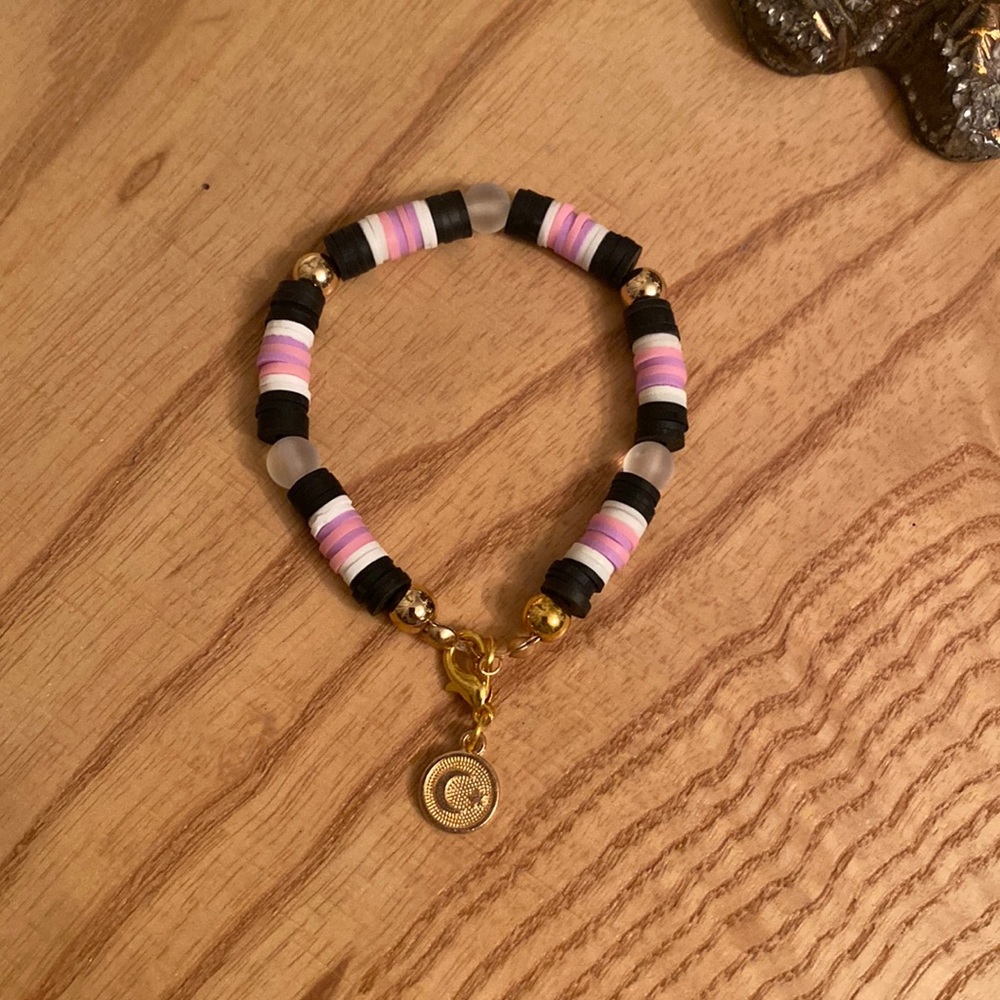 Handmade Heishi stacking bracelet XS-S